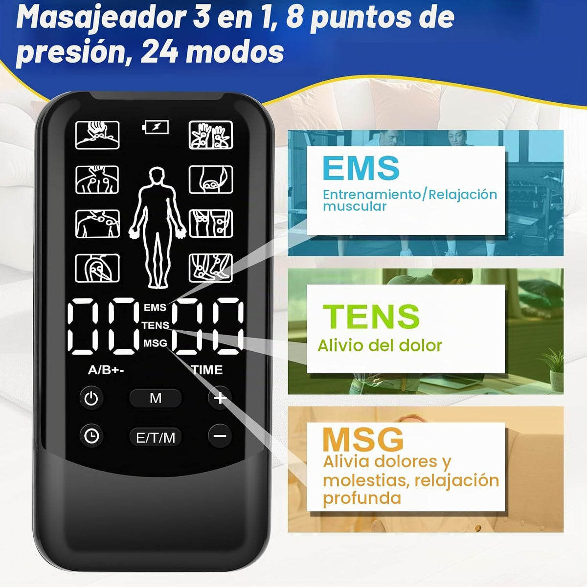 Electroestimulador muscular EMS – vista 5