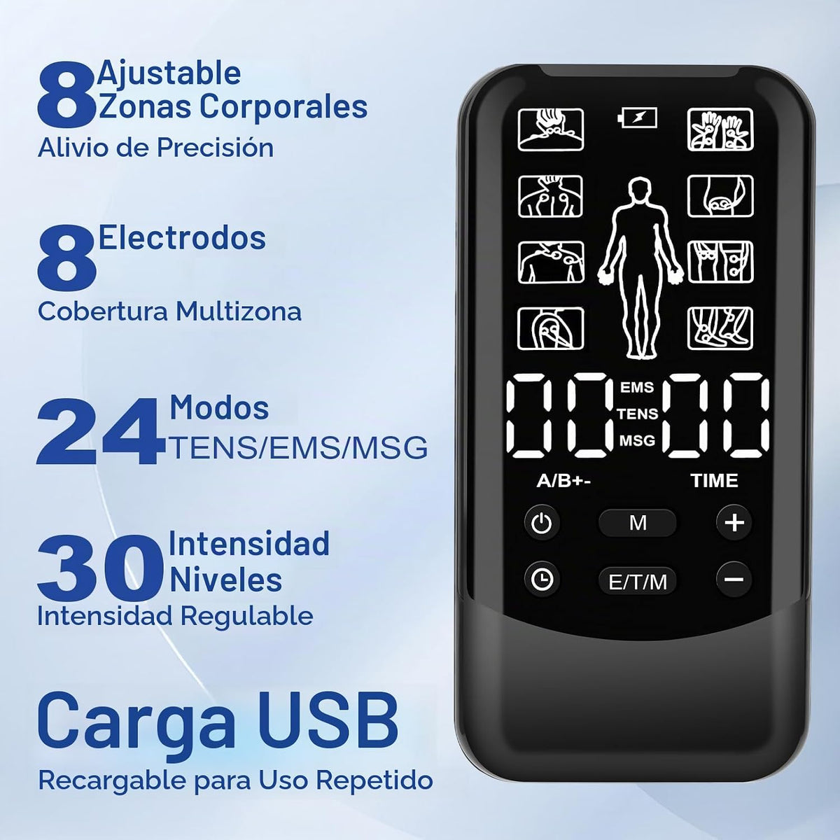 Electroestimulador muscular EMS – vista 4